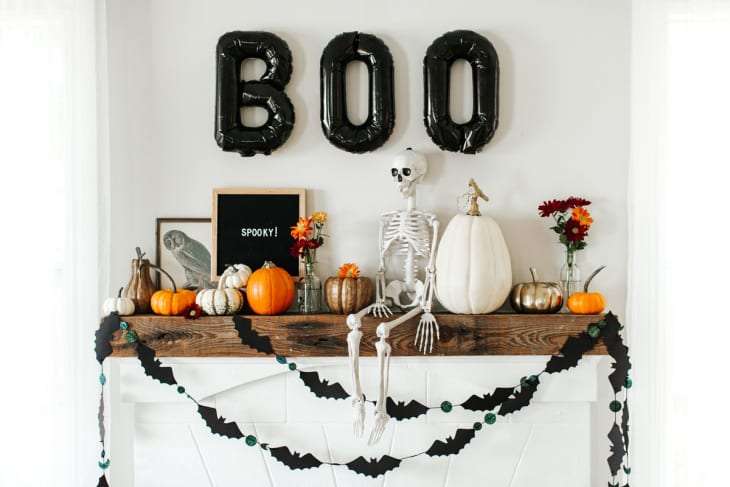 Your Halloween Mantel 3 Ways: Modern, Glam Goth &amp; Classic